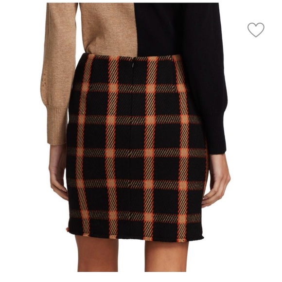 AKRIS PUNTO Check Wool Mini Skirt size 8 - Picture 2 of 9